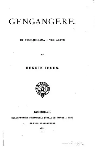 Cover of Gengangere