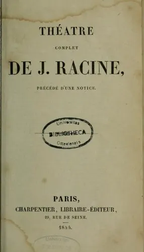 Cover of Théâtre complet