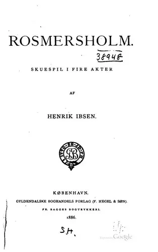 Cover of Rosmersholm