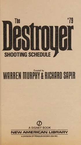Cover of Shooting schedule