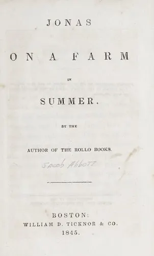 Cover of Jonas on a farm in summer