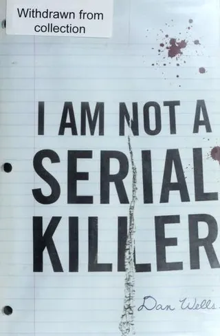Cover of I am not a serial killer