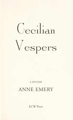Cover of Cecilian Vespers