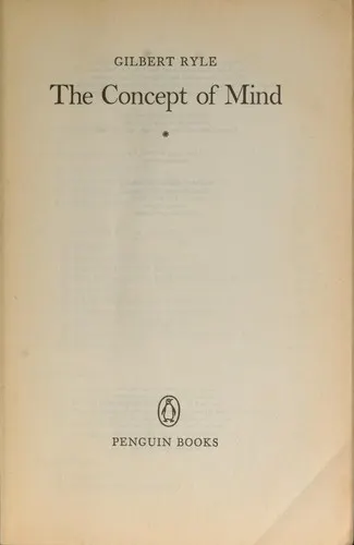 Cover of The concept of mind