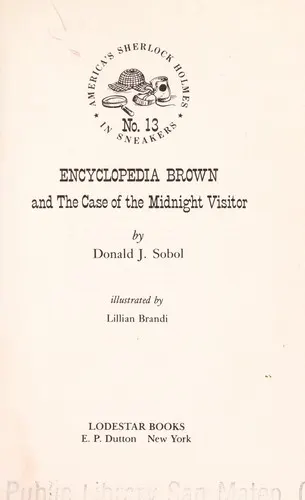 Cover of Encyclopedia Brown and the Case of the Midnight Visitor