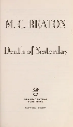 Cover of Death of yesterday