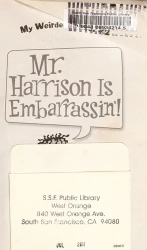 Cover of Mr. Harrison is embarrassin'!