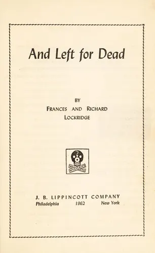 Cover of And left for dead