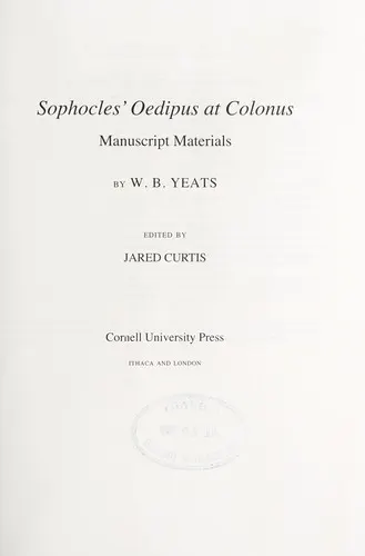 Cover of Oedipus at Colonus