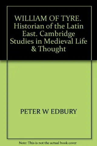Cover of William of Tyre, historian of the Latin East