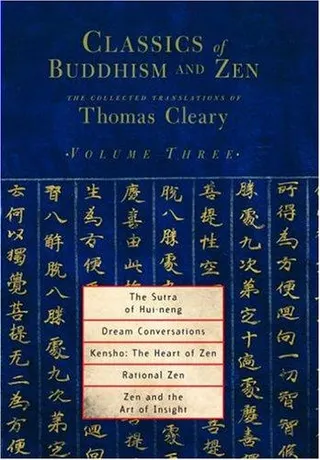 Cover of Classics of Buddhism and Zen, Volume Three