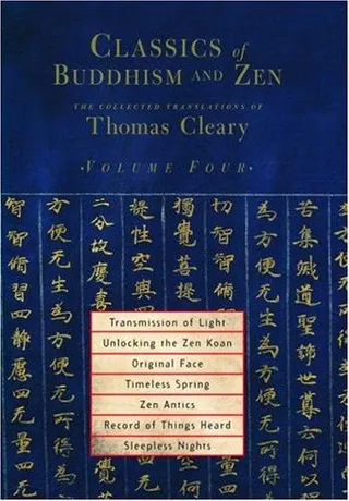 Cover of Classics of Buddhism and Zen, Volume Four