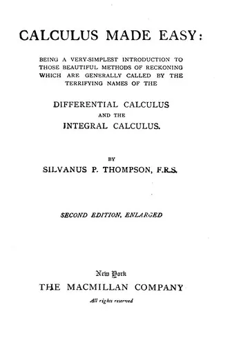 Cover of Calculus Made Easy