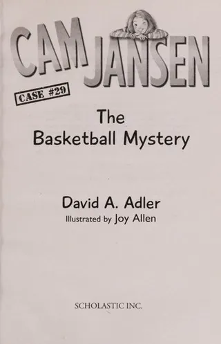Cover of Cam Jansen and the basketball mystery