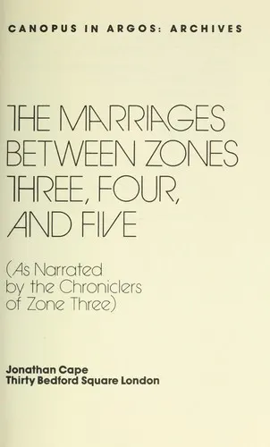 Cover of The marriages between zones three, four, and five (as narrated by the chroniclers of zone three)