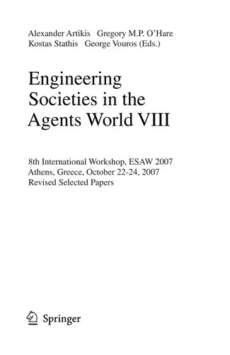 Cover of Engineering societies in the agents world VIII