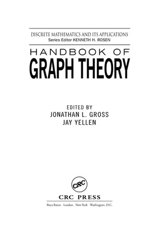 Cover of Handbook of graph theory