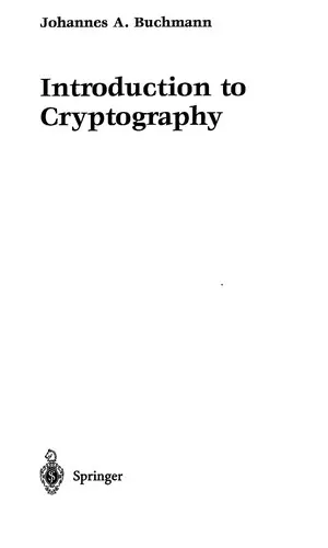 Cover of Introduction to cryptography