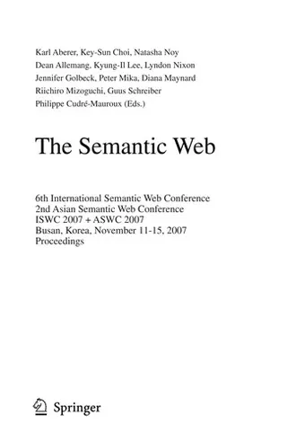 Cover of The Semantic Web