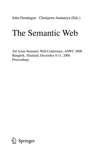 Cover of The semantic web