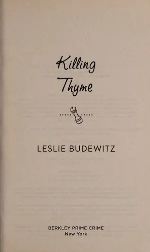 Cover of Killing Thyme