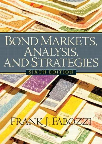 Cover of Bond Markets, Analysis, and Strategies