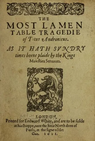 Cover of Titus Andronicus