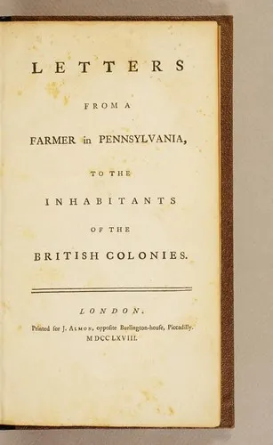 Cover of Letters from a farmer in Pennsylvania