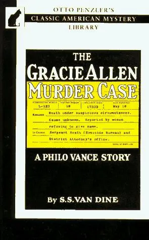 Cover of The Gracie Allen murder case