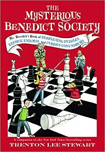 Cover of Mr. Benedict's Book of Perplexing Puzzles, Elusive Enigmas, and Curious Conundrums