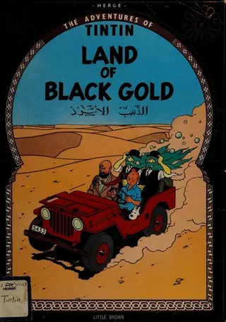 Cover of Tintin au pays de l'or noir