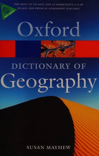 Cover of A dictionary of geography