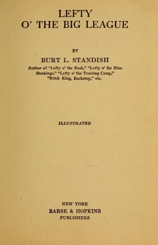 Cover of Lefty o' the big league