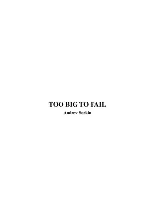 Cover of Too Big to Fail