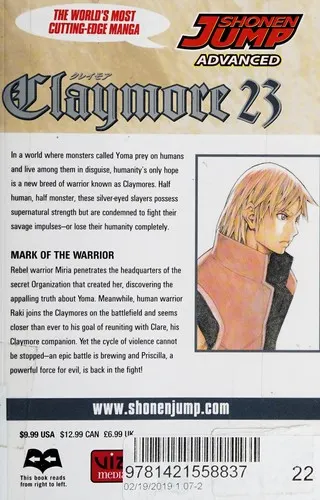 Cover of Claymore, Volume 12