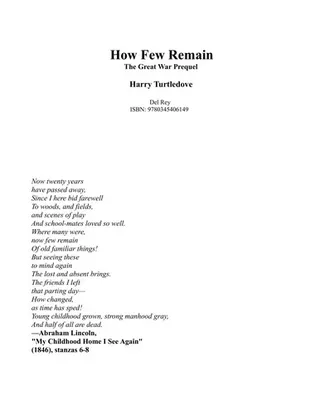Cover of How few remain