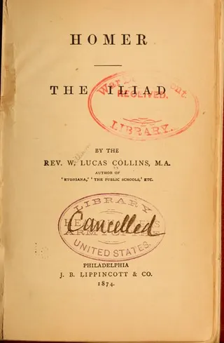 Cover of Homer: the Iliad
