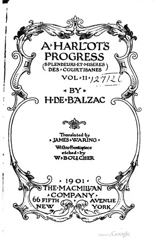 Cover of Splendeurs et misères des courtisanes