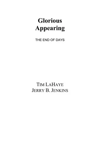 Cover of Glorious Appearing