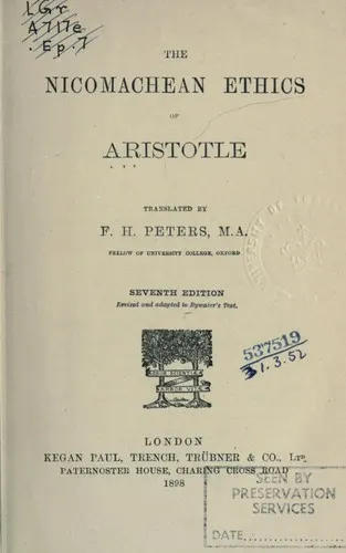 Cover of Nicomachean Ethics