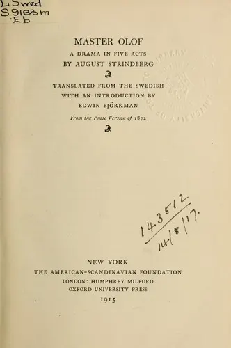 Cover of Master Olof