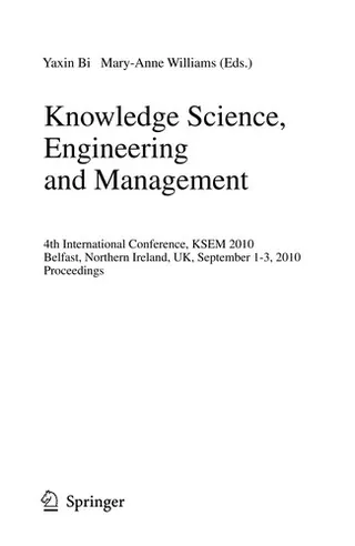 Cover of Knowledge science, engineering and management