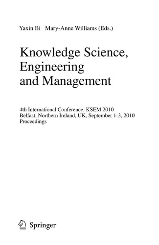 Cover of Knowledge science, engineering and management