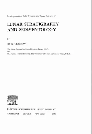 Cover of Lunar stratigraphy and sedimentology