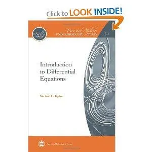 Cover of Introduction to differential equations
