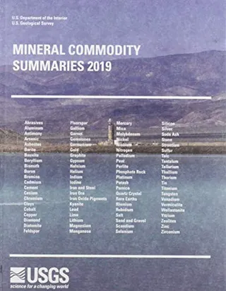 Cover of Mineral Commodity Summaries 2019