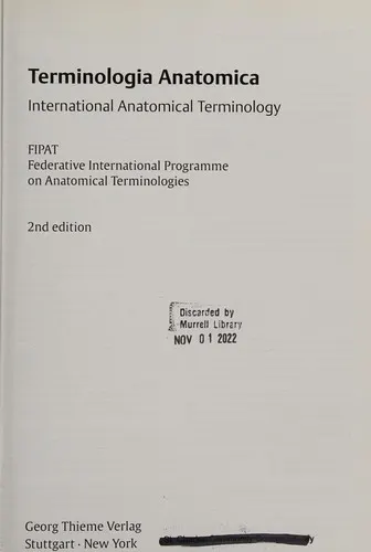 Cover of Terminologia Anatomica