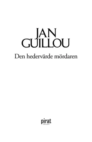 Cover of Den hedervärde mördaren (The Honourable Murderer)