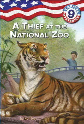Cover of Capital Mysteries #9: A Thief at the National Zoo