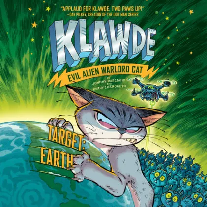 Cover of Klawde: Evil Alien Warlord Cat: Target: Earth